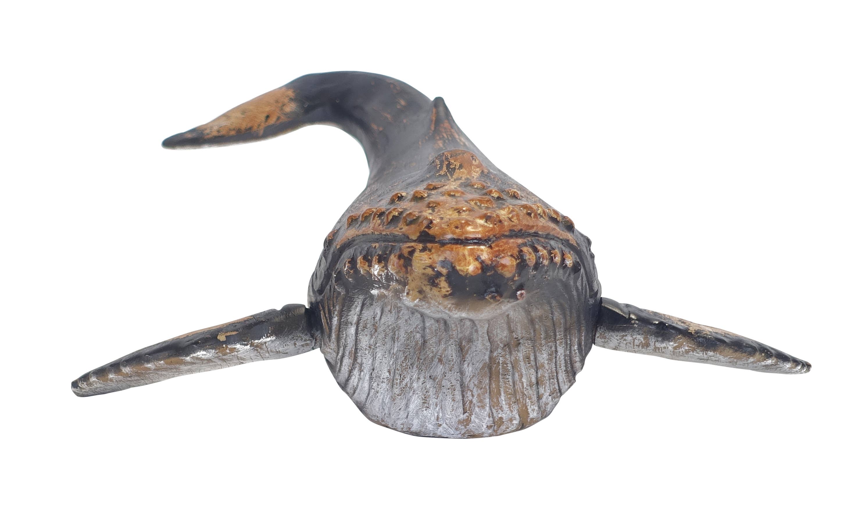 Michael & Philipp Noll e. K. - Wholesale Decorative Figurine - Whale figurine decoration dark blue 60 cm1