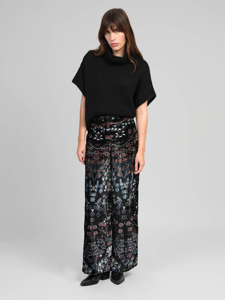 An'ge - Wholesale Pants - Women's - ROSS PANTS folina black1