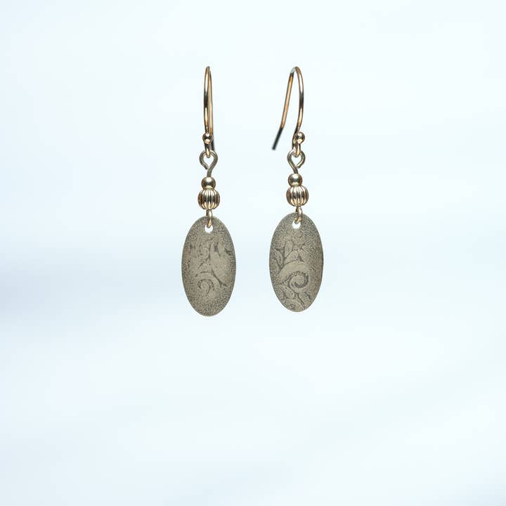 Treescape Vintage Look Earrings - TTE1019 for wholesale by Kathleen Krucoff