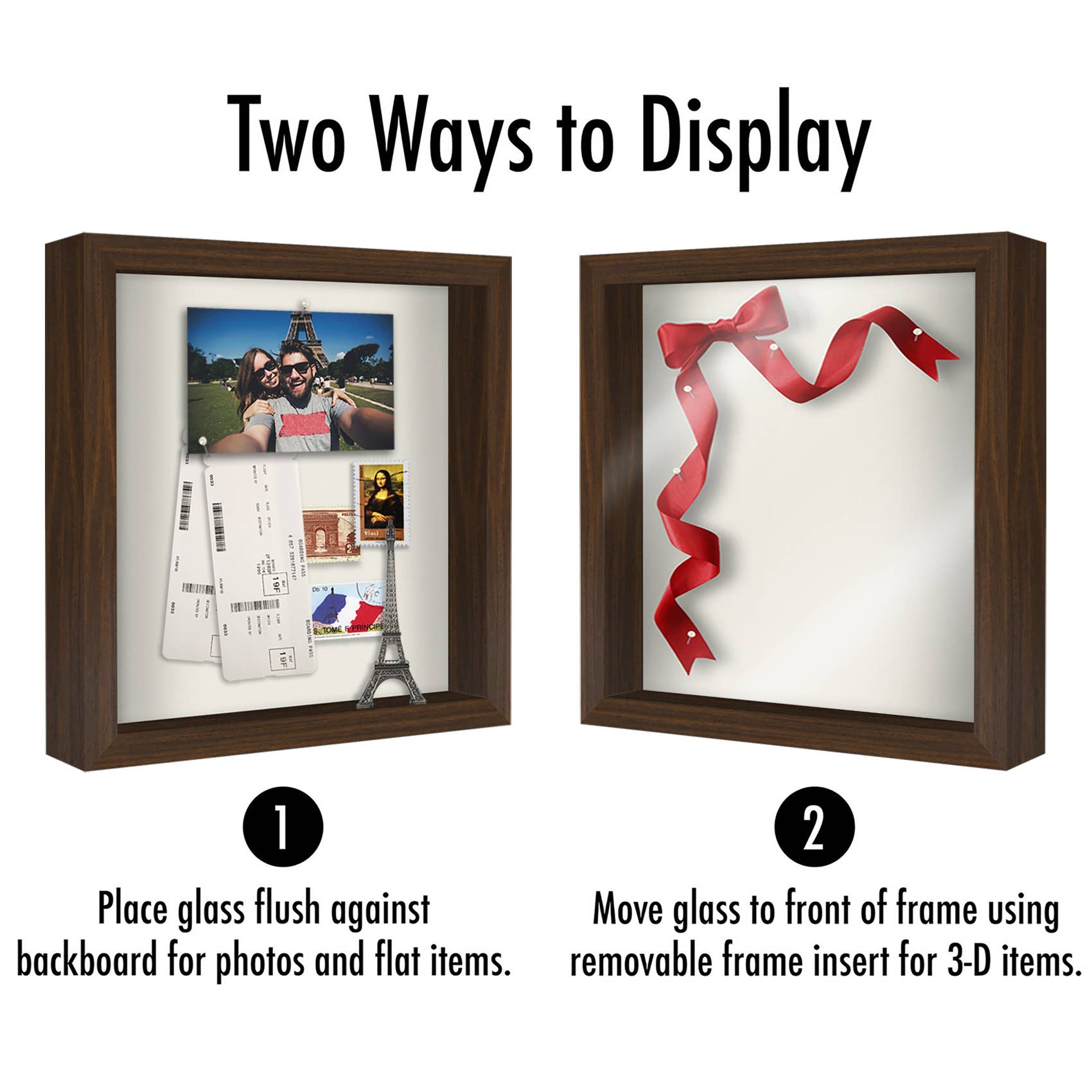 Americanflat - Wholesale Picture Frame - Americanflat Shadow Box Frame with Box Molding75