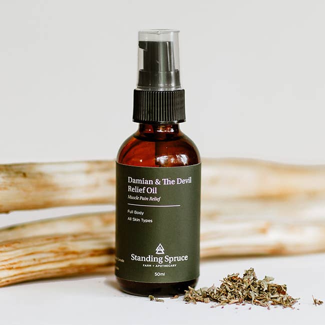 Devil's Club Pain Oil for wholesale by Standing Spruce
