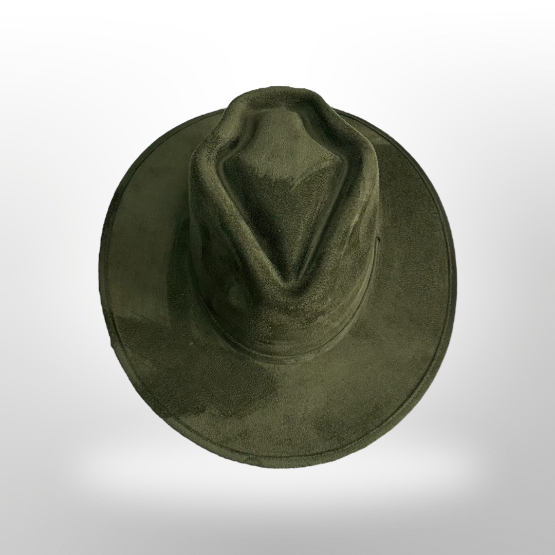 Nati Natash - Vendita all'ingrosso Fedora - Unisex - Cappello stile freccia con tesa piatta in suede vegano8
