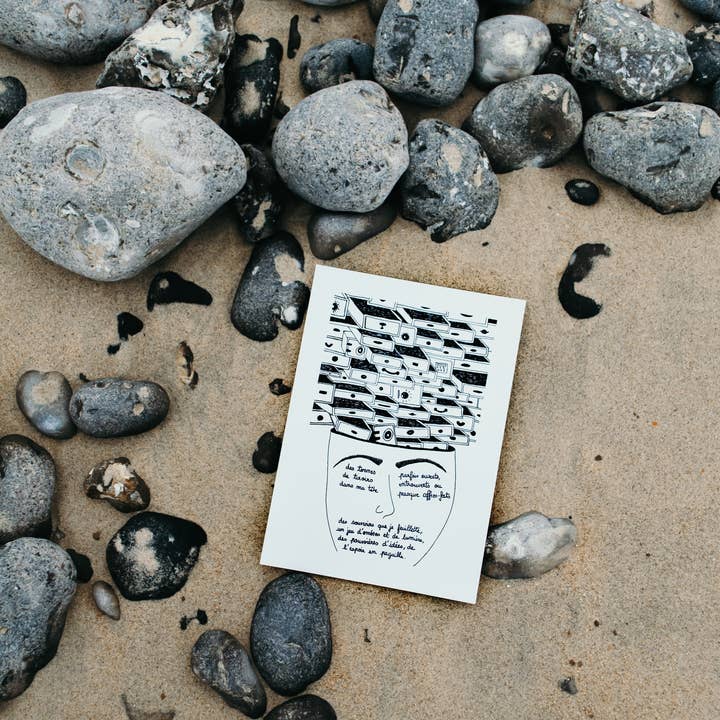 Ilustração "toneladas de gavetas na minha cabeça" - Grisbleu por atacado de Grisbleu