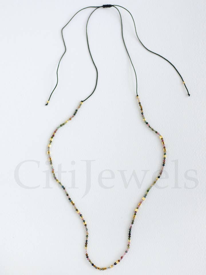 Collar de cuentas ajustable de 15» para venta al por mayor de FELIX Z DESIGNS