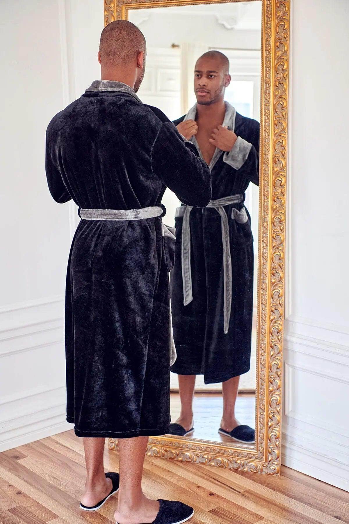 Lotus Linen - Wholesale Robe - Men's - Cozy Mens Plush Robes – Built for Comfort, Designed to Last14