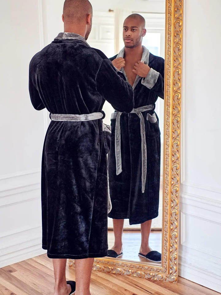 Lotus Linen - Wholesale Robe - Men's - Cozy Mens Plush Robes – Built for Comfort, Designed to Last14