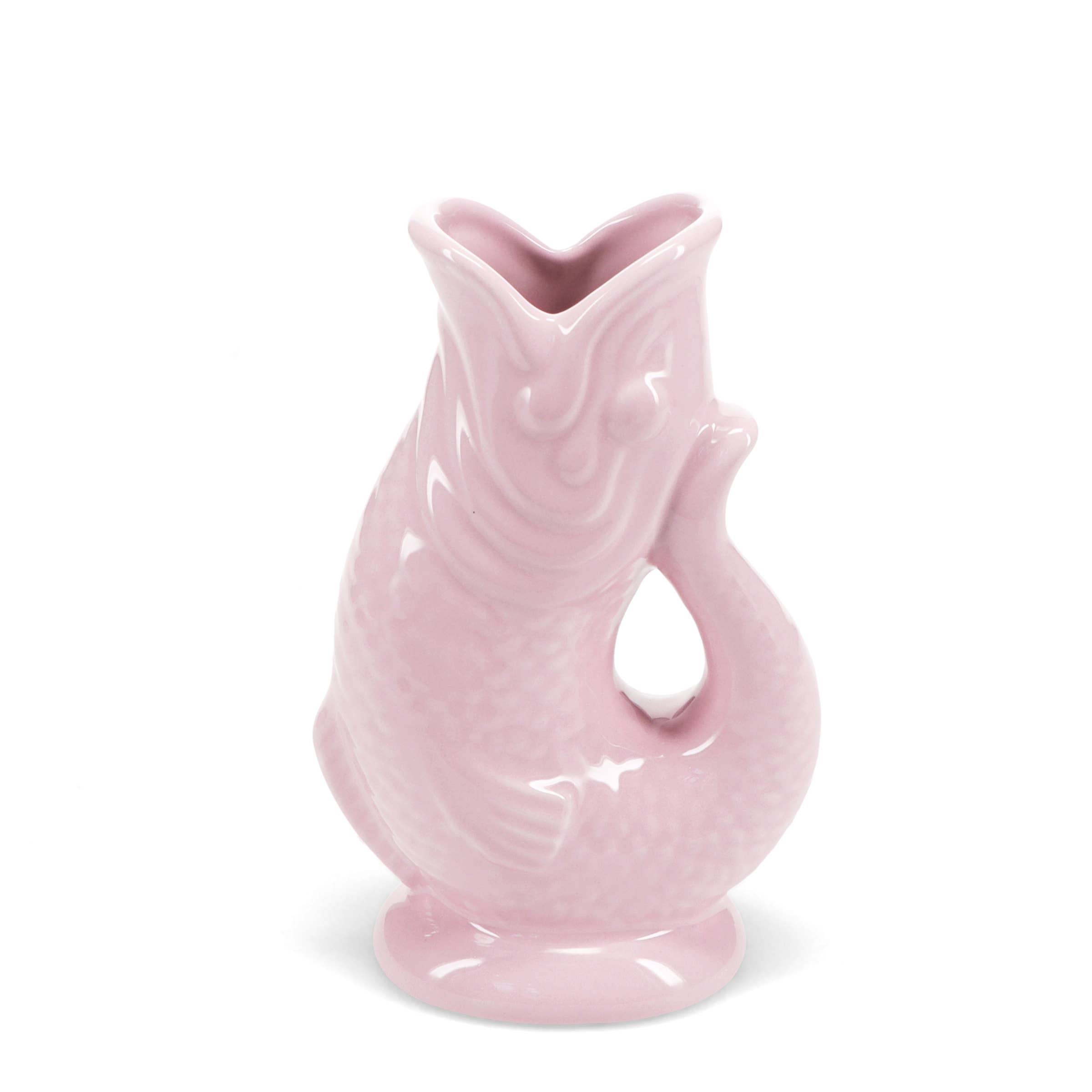 Rex B2B - UK - Wholesale Vase - Ceramic fish vase - Pink1