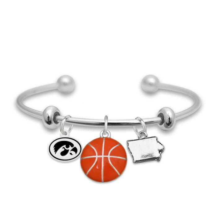 Iowa Hawkeyes Basketball Focus Bracelet for wholesale by From The Heart