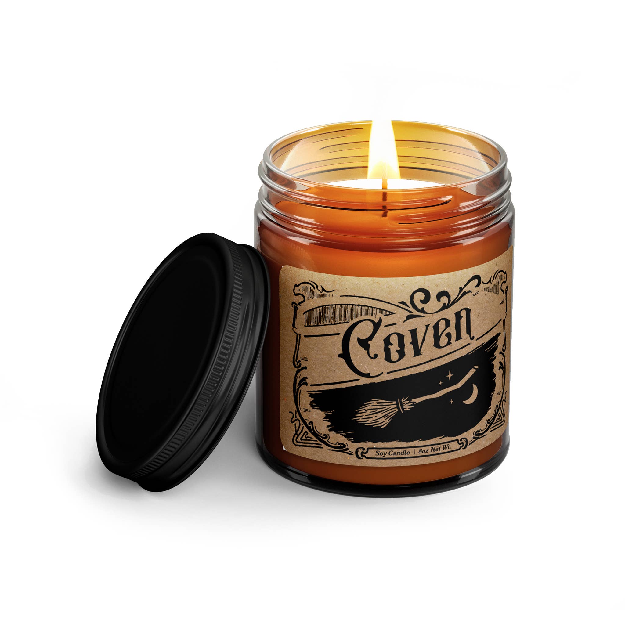 Ludlow Luna - Wholesale Jar/Filled Candle - COVEN Soy Candle [Berries + Basil + Tonka Bean]1