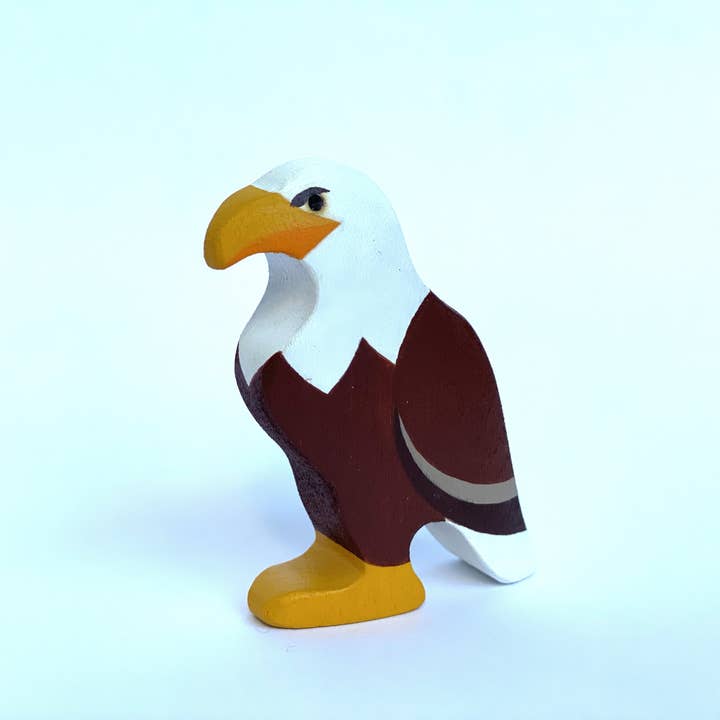 PoppyBabyCo - Wholesale Decorative Figurine - Wooden Eagle Figurine2