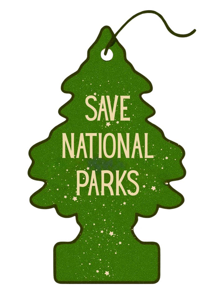 Adesivo Salva i Parchi Nazionali per la vendita all'ingrosso da parte di inviting affairs paperie