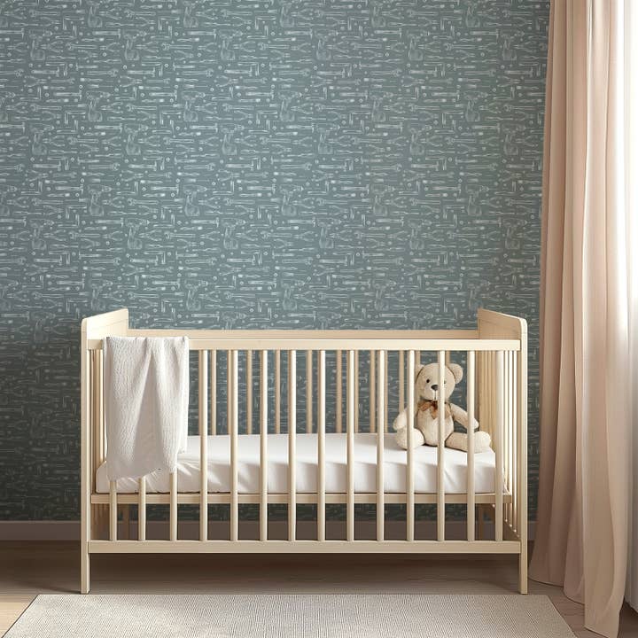 Dewalt Wallpaper by Aminah Eleonora for wholesale by Loomwell Home Goods