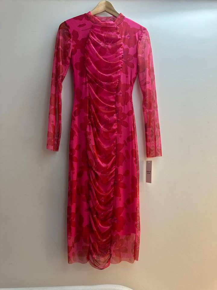 LORIANE - Wholesale Dress - Women's - 6818 One Size Bodycon Print Maxi Dress 10