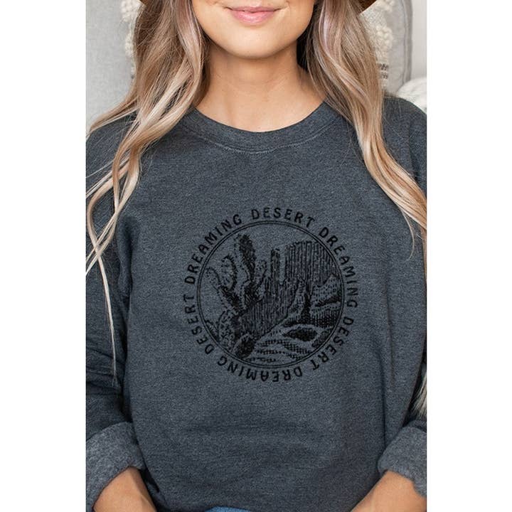 DESERT DREAMING GRAPHIC SWEATSHIRTS for wholesale by Clothing of America