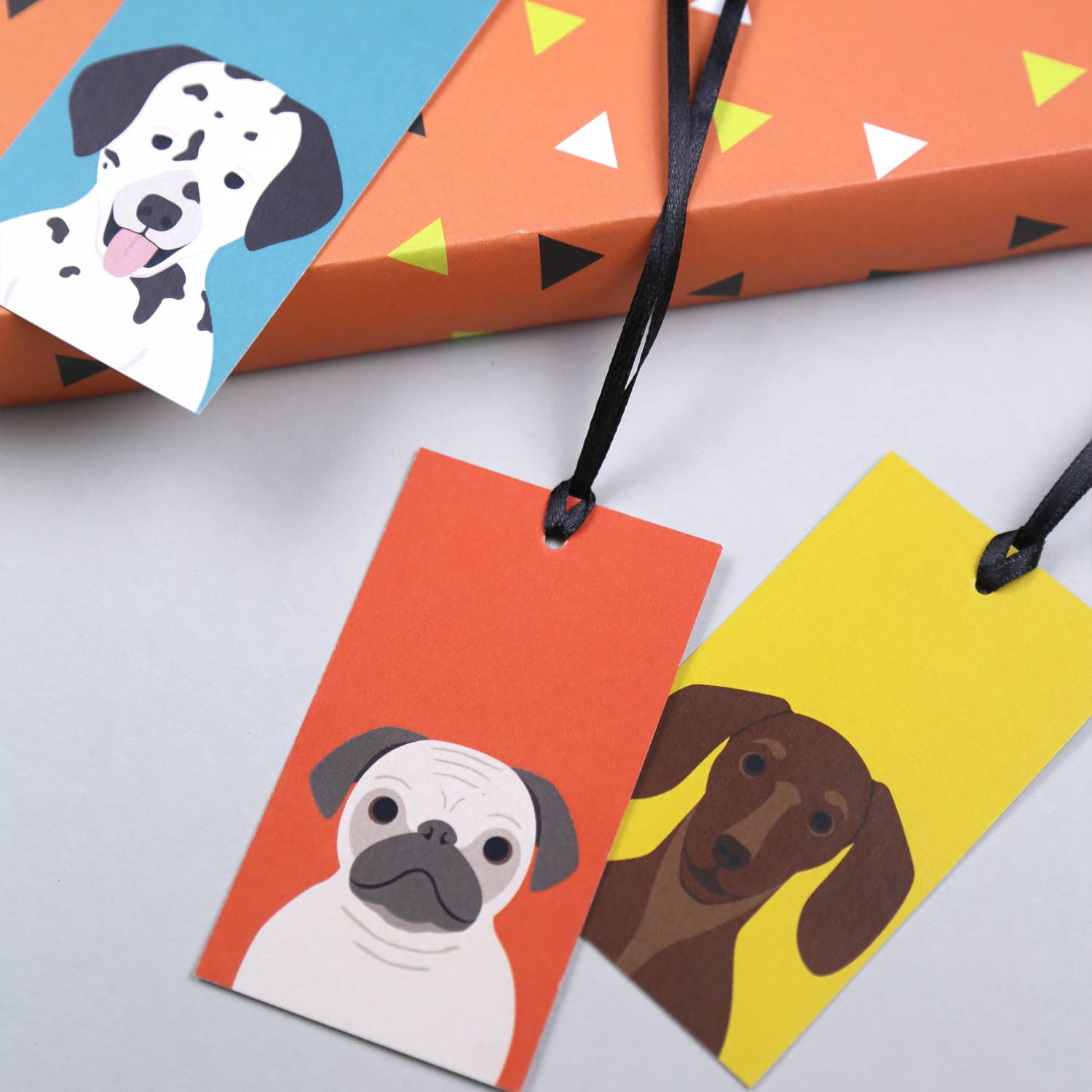 Kunst an Papier - Wholesale Gift Tag - 5 x Gitte Cats & Dogs gift tags6