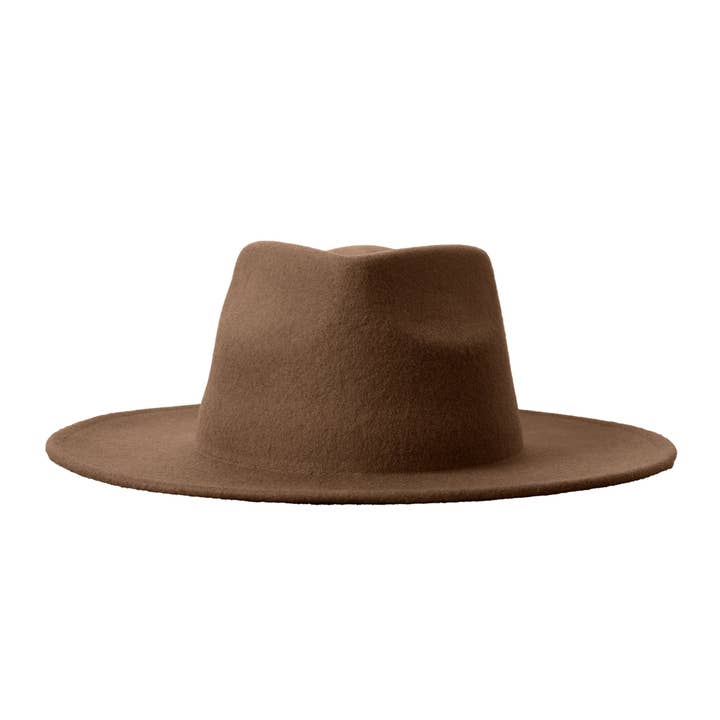 Chapeau à bord court Fedora - Marron Mesa pour la vente par Unmuted Collective Inc.