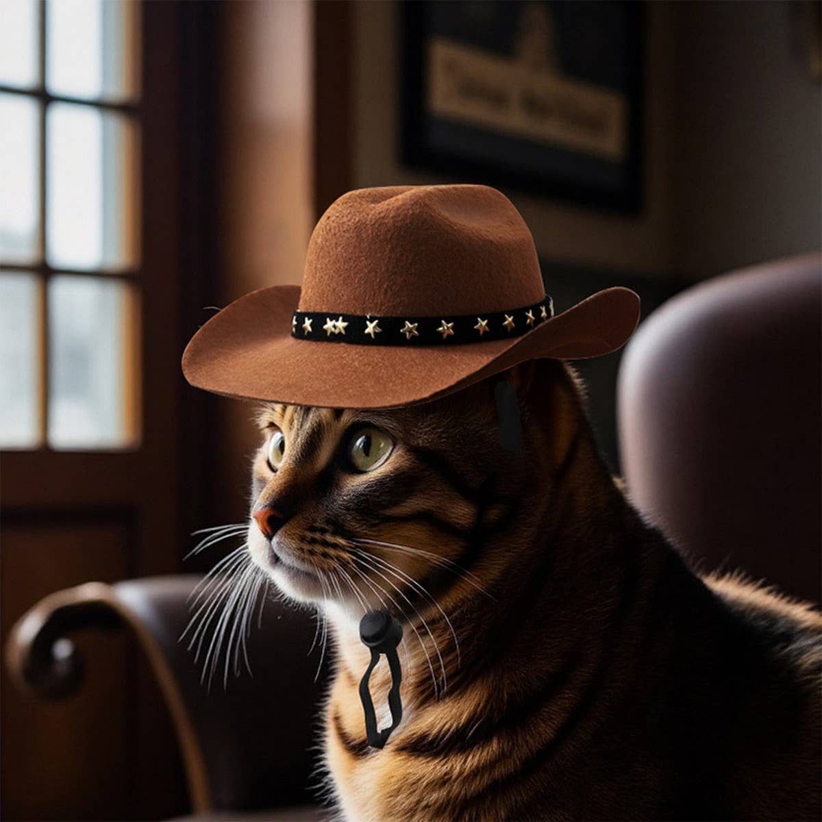 Toby Supply - Wholesale Pet Hat - Dog - Cowboy Hat for Cats – Stylish Sun Hat for Persian_CWMM72623