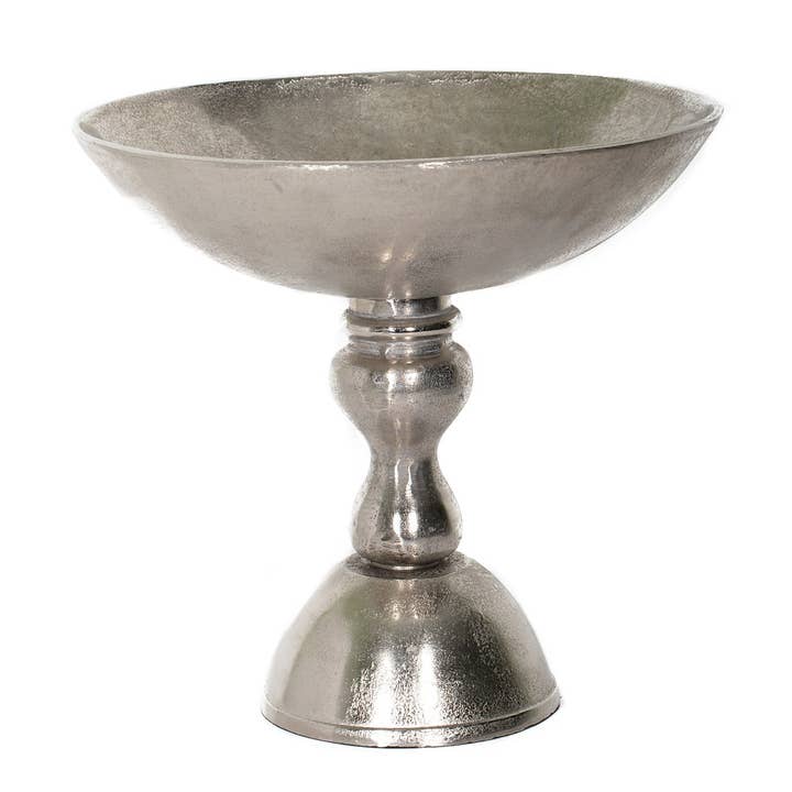 Nickel-Aluminium-Schale (20"Dx 19"H) für den Großhandel von S.N.K. Home Decor