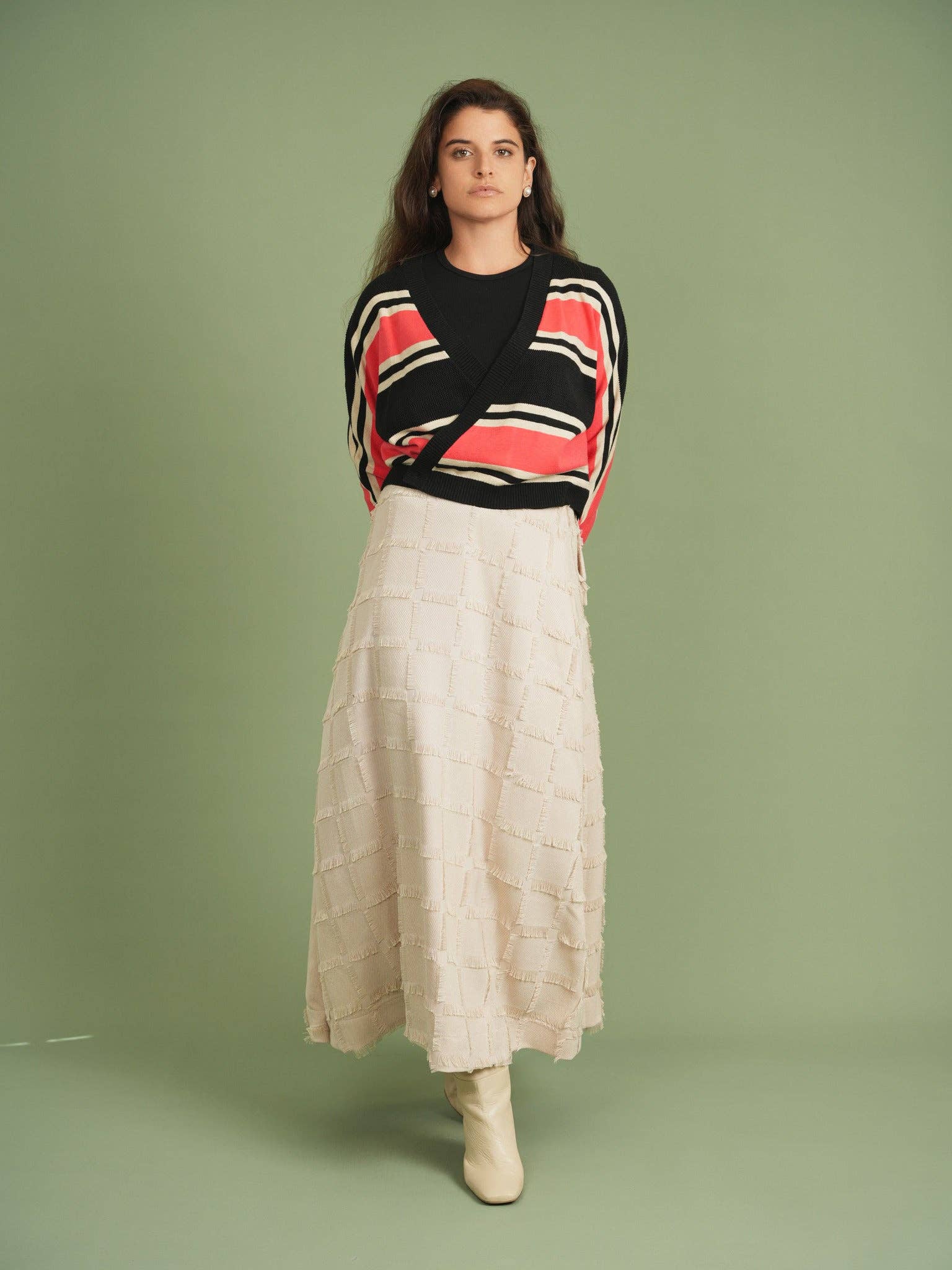 Wholesale Woven Fringe Wrap Skirt for your shop – Faire UK