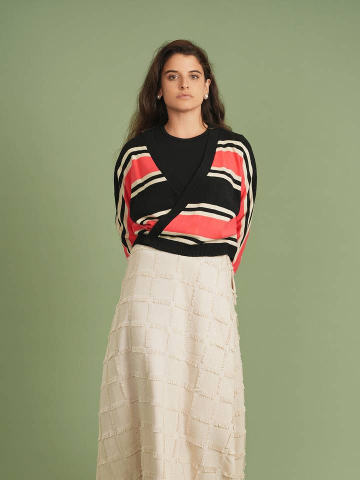 Wholesale Woven Fringe Wrap Skirt for your shop – Faire UK