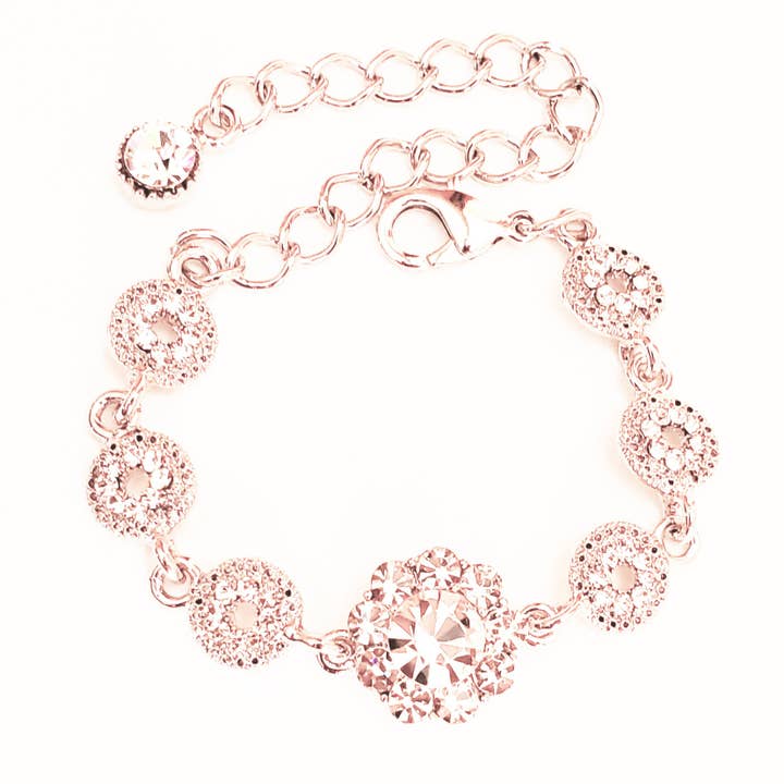 Klassisches viktorianisches Hochzeitstennisarmband für den Großhandel von Dalfiya