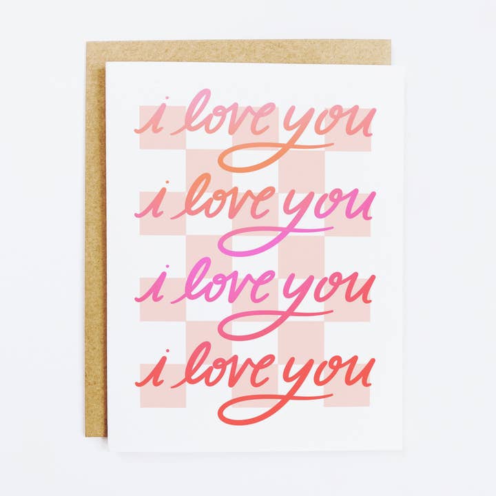I Love You I Love You Card for wholesale by KANDS.CO