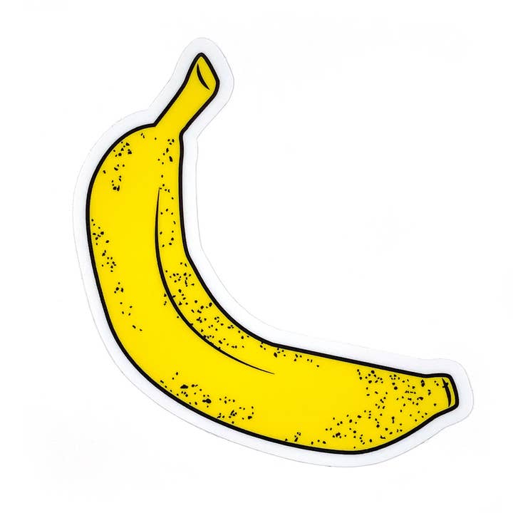 Banana Sticker for wholesale by Smarty Pants Paper