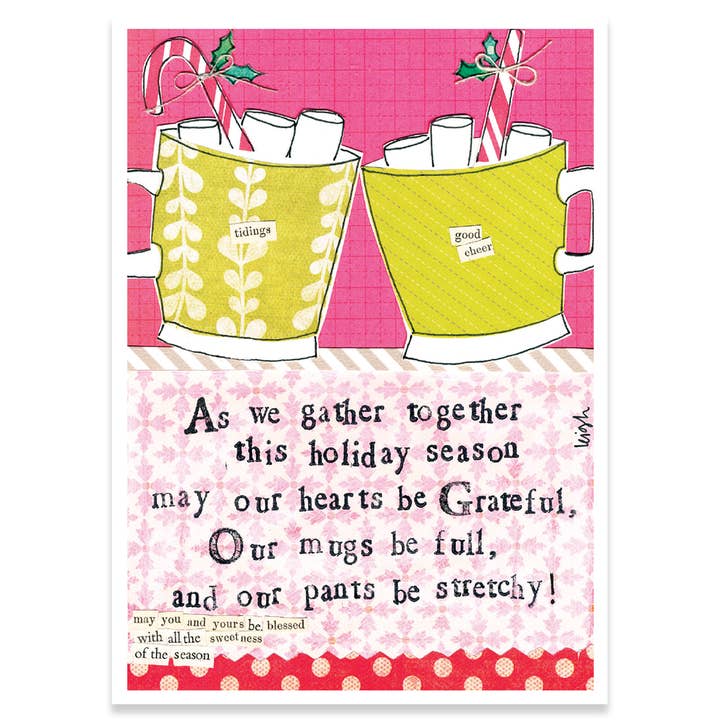 Calypso Cards LLC - Wholesale Christmas Card - MUGS | CURLY GIRL HOLIDAY CARD