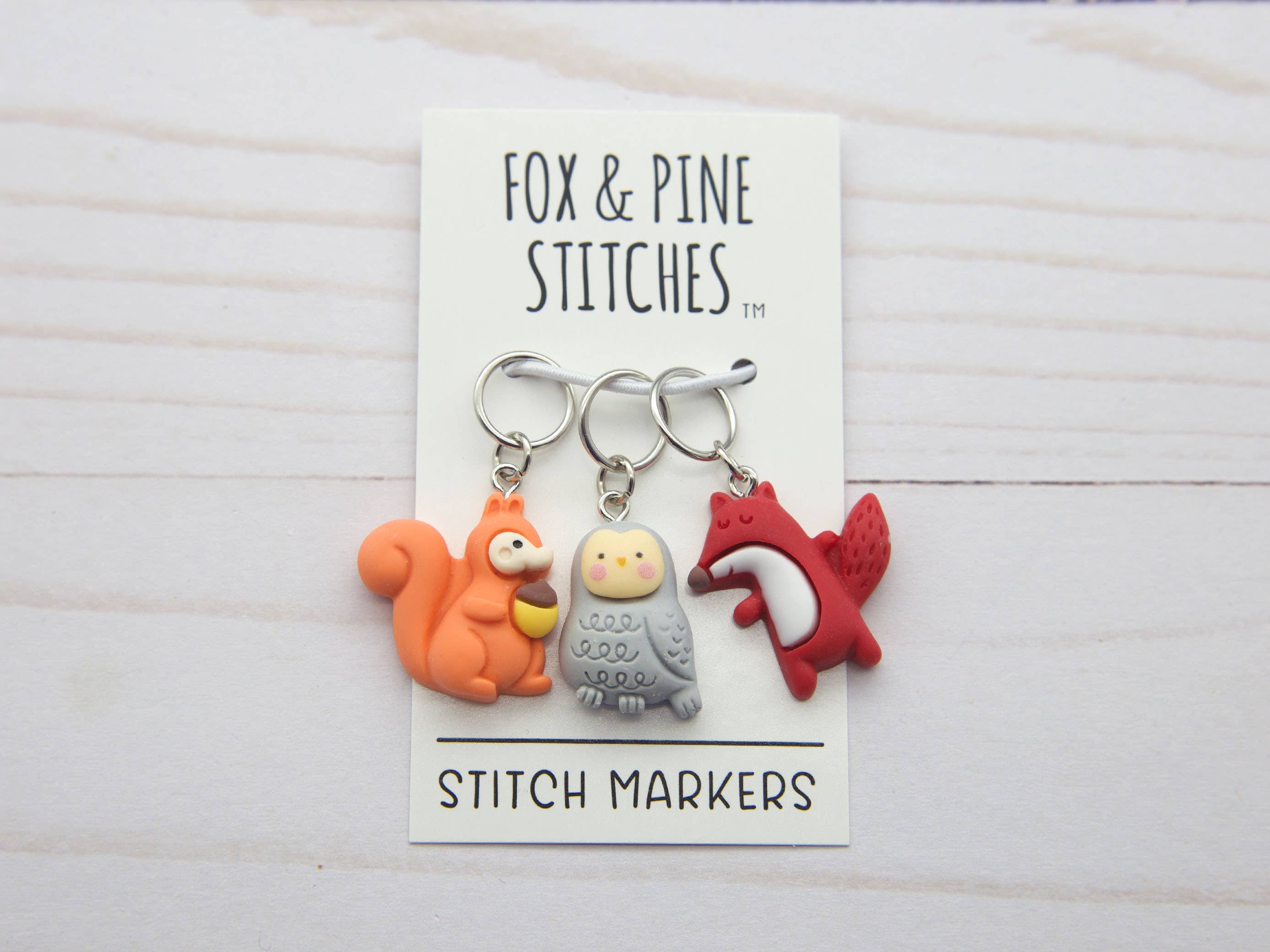 Fox & Pine Stitches - Wholesale Knitting/Crochet Supplies - Woodland Animal | Stitch Markers