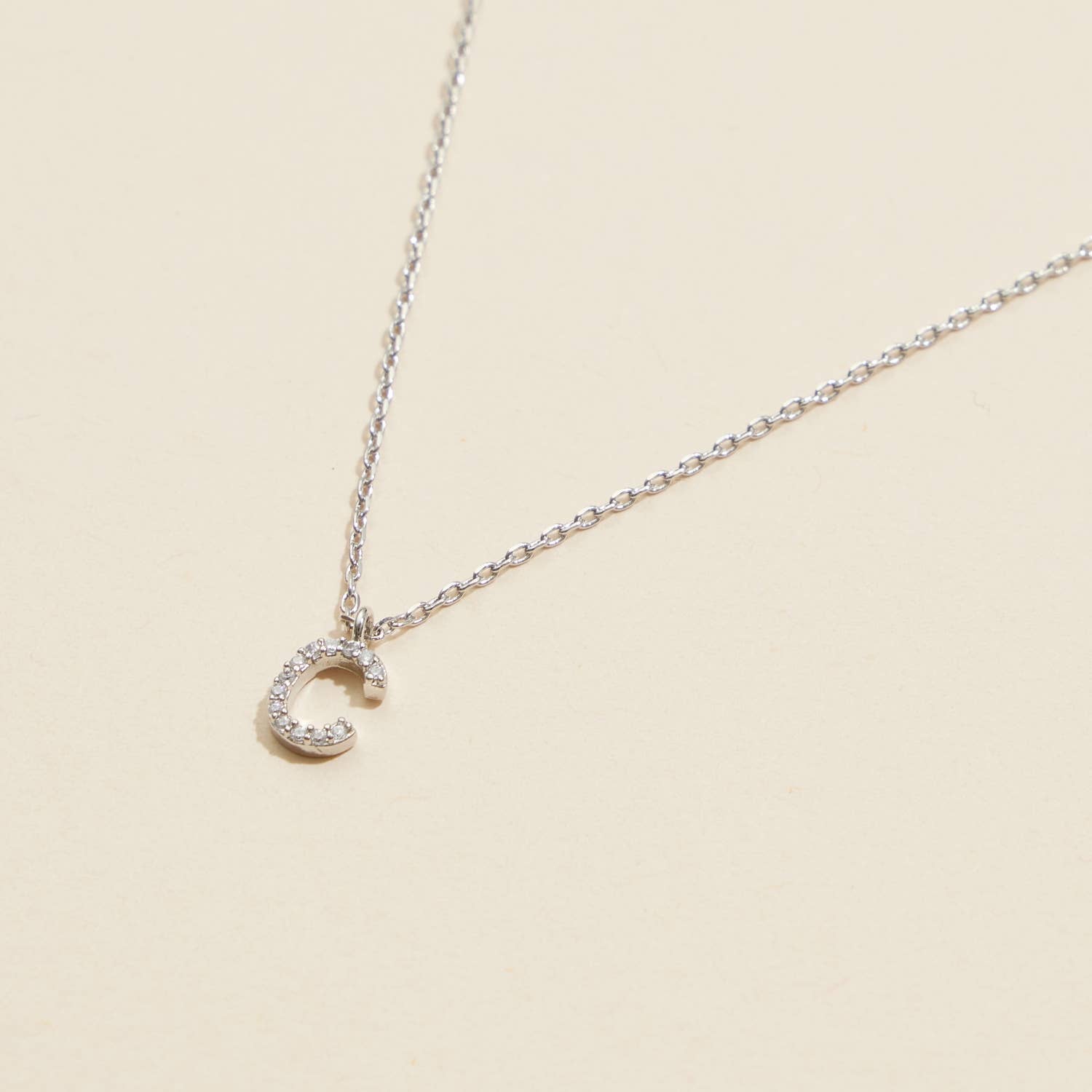 Lilla Haven - Wholesale Pendant/Charm Necklace - 12 Pack of Cubic Zirconia Initial Gold Dipped Necklaces18