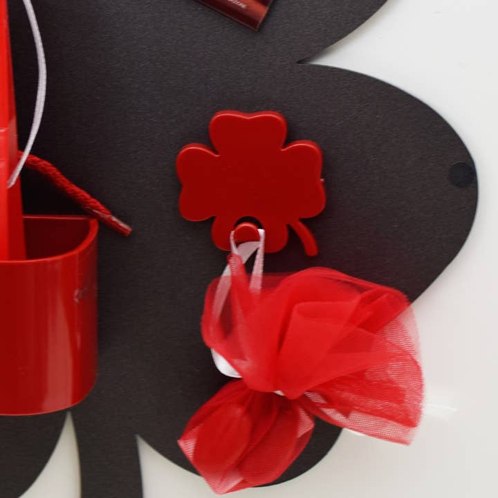 KalaMitica Magnetic System – Íman por atacado – Gancho magnético, trevo vermelho de quatro folhas, acessório de quadro-negro3