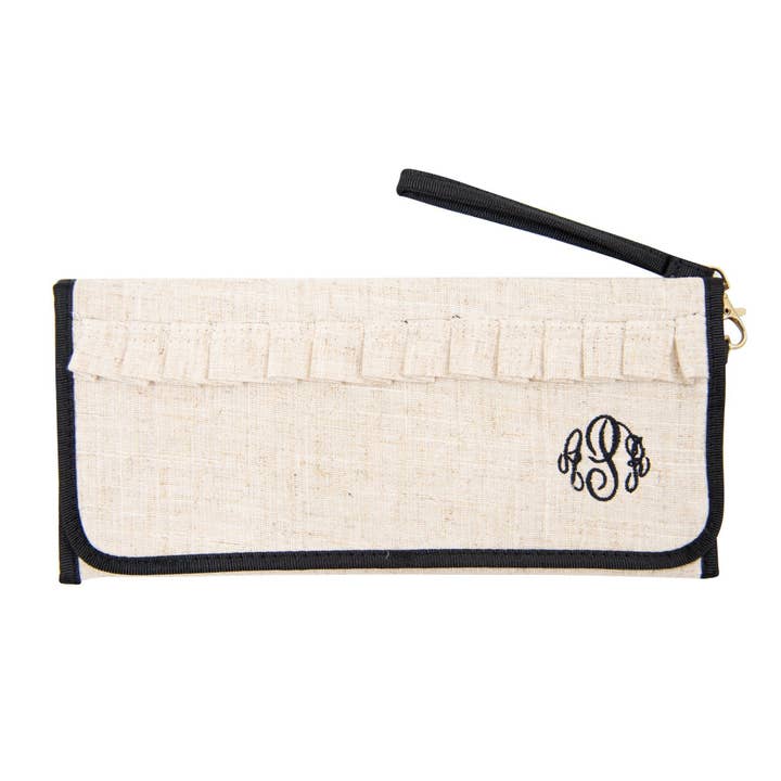 Mainstreet Collection - Wholesale Clutch Bag - Women's - Linen Trifold Clutch4