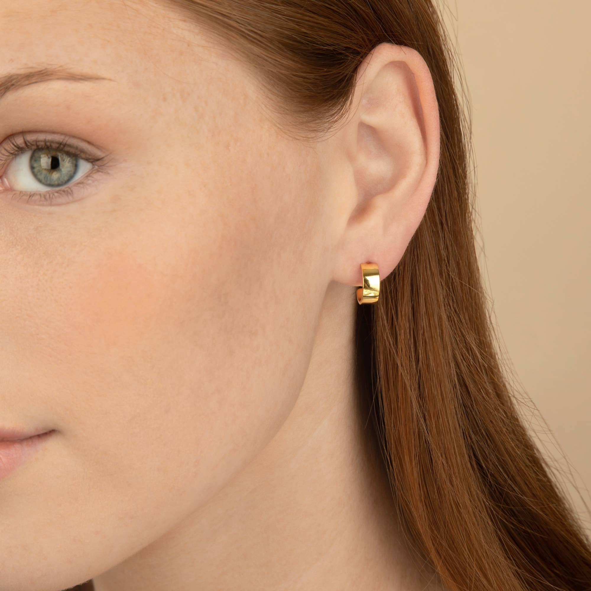 MAIVE - Wholesale Hoop Earrings - Caroline Semi Hoops1