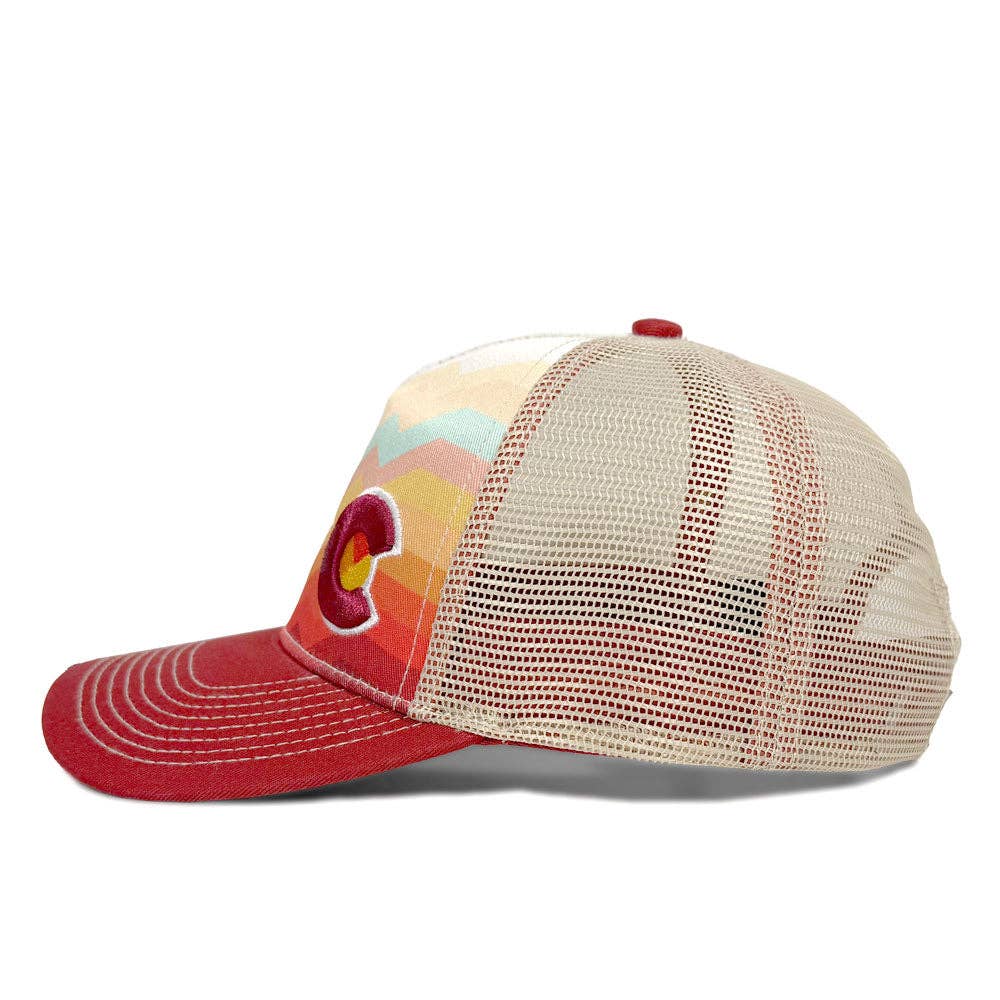 YoColorado - Wholesale Trucker Hat - Unisex - Hat - Rocky Ridge Divide Trucker2