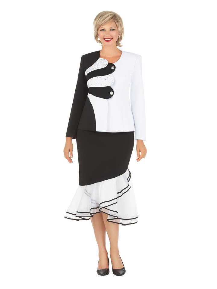 2st ColorBlock Mmd Ogz Trim Skt Kostym för wholesale av Giovanna