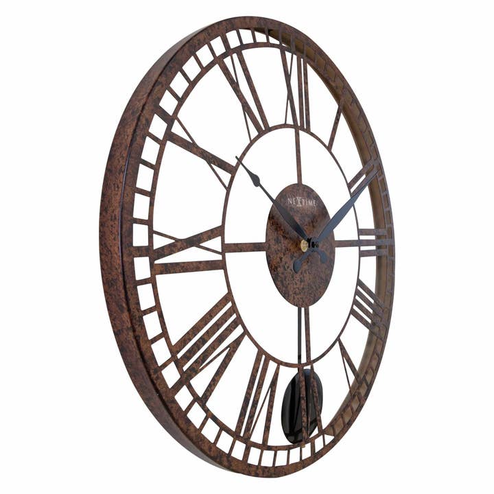 Unek Goods LLC - Wholesale Wall Clock - NeXtime London pendulum metal 19.8"