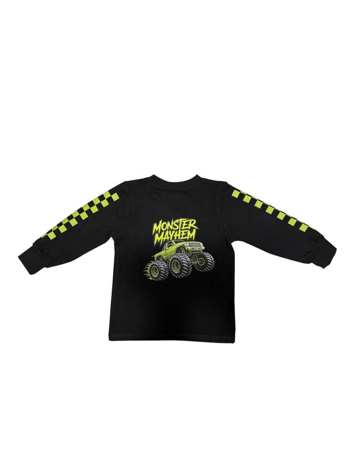 MONSTER MAYHEM • GRAPHIC LONG SLEEVE for wholesale by Smiley Daze
