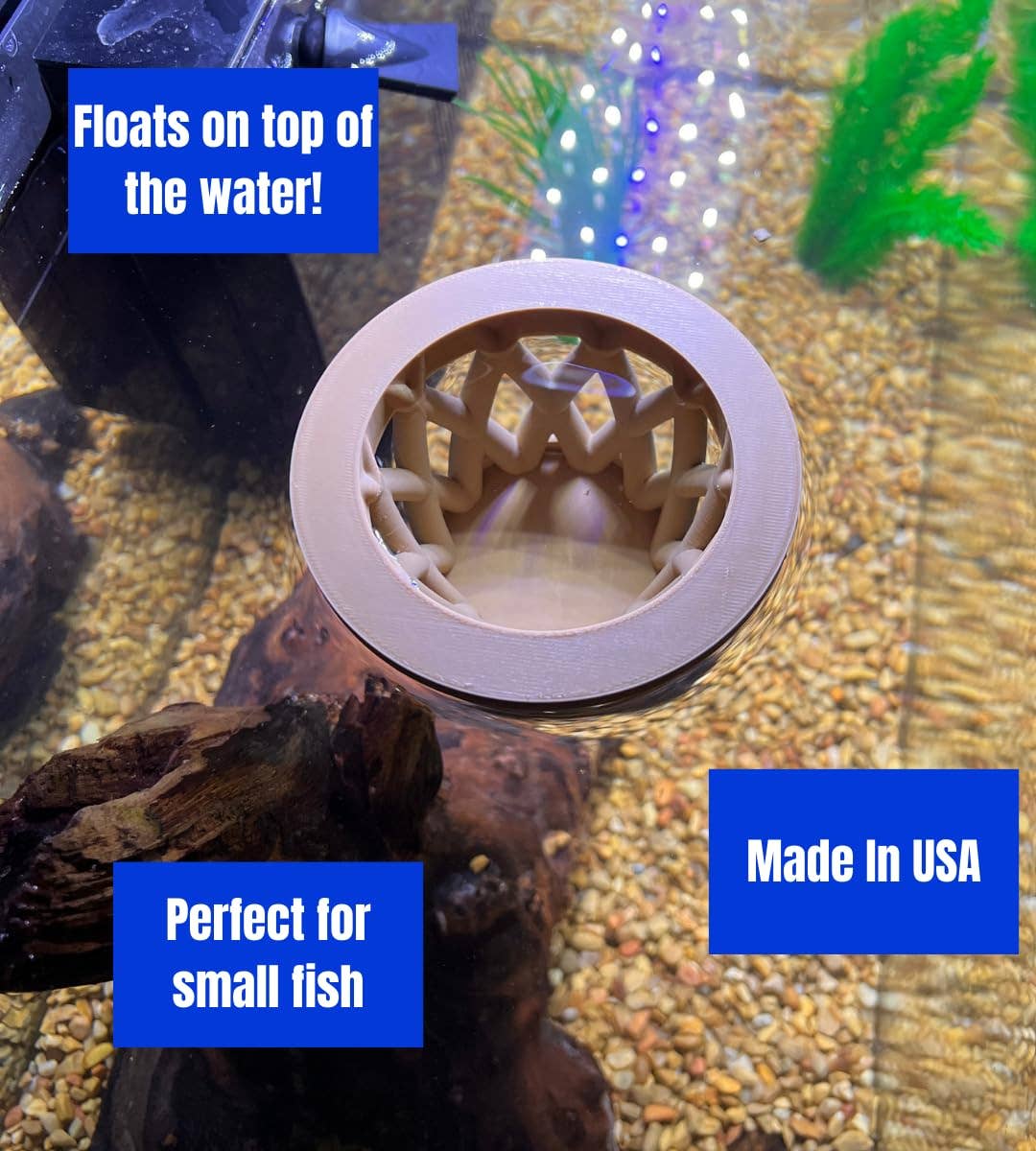 Chatelet - Wholesale Pet Bowl - Cat/Dog - Chatelet Aquarium Fish Feeding Cage | Small Fish Feed Cage | Floats at Surface & Keeps Larger Fish Out | Made in USA12