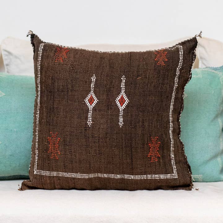 Maison Berber - Wholesale Throw Pillow Cover - Handmade Moroccan Cactus Silk Cushion Cover 0
