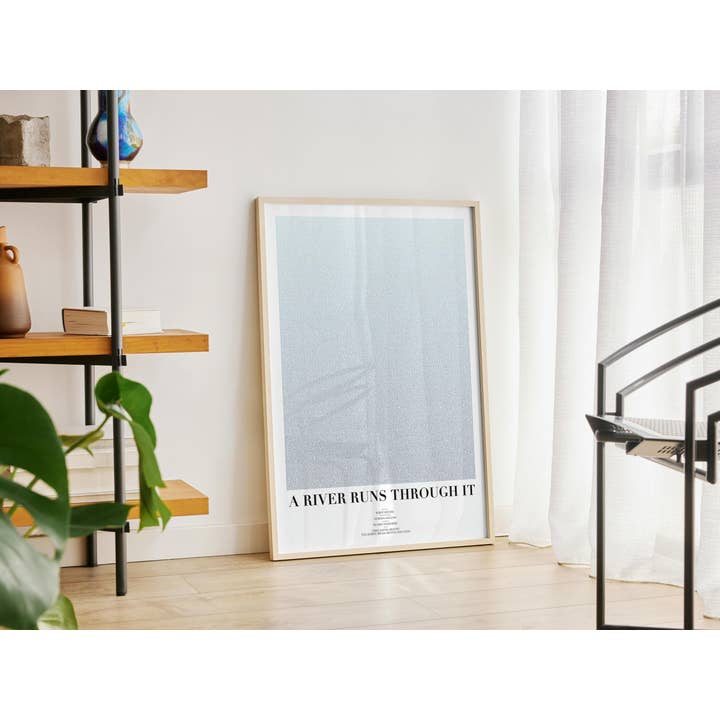 Fade Out Prints – wholesale Art print – A River Runs Through It Film Script Movie Poster8