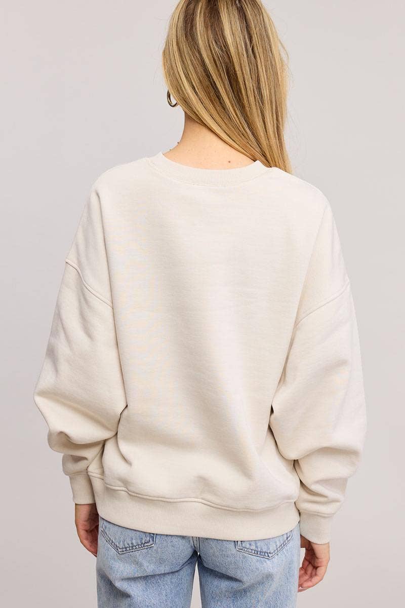 Zutter - Wholesale Graphic Sweatshirt - Women's - Caviar Cowboy Vintage Graphic L/S Relaxed Fleece Sweatshirts3