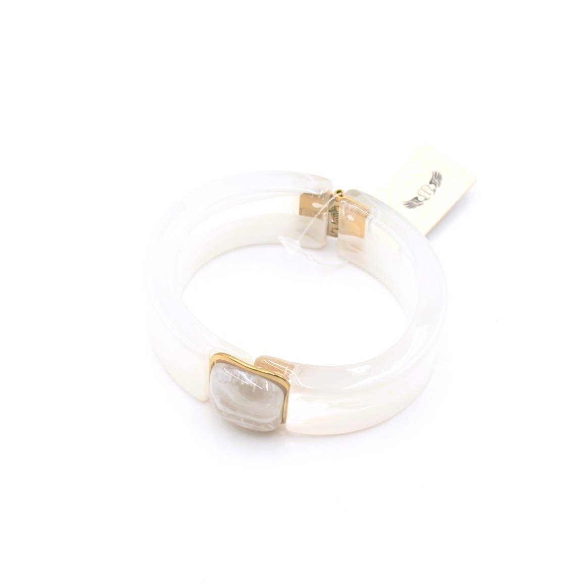 Reference Mode - Wholesale Bangle Bracelet - Resin bangle bracelet with cabochon6