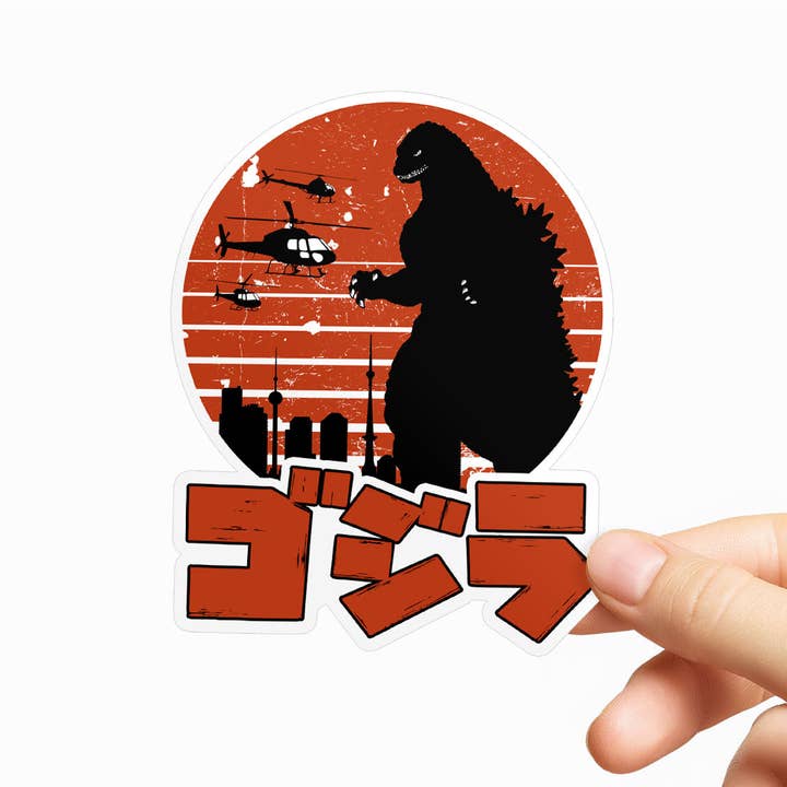 Hybris Production AB - Wholesale Sticker - Godzilla Japanese Logo Sticker