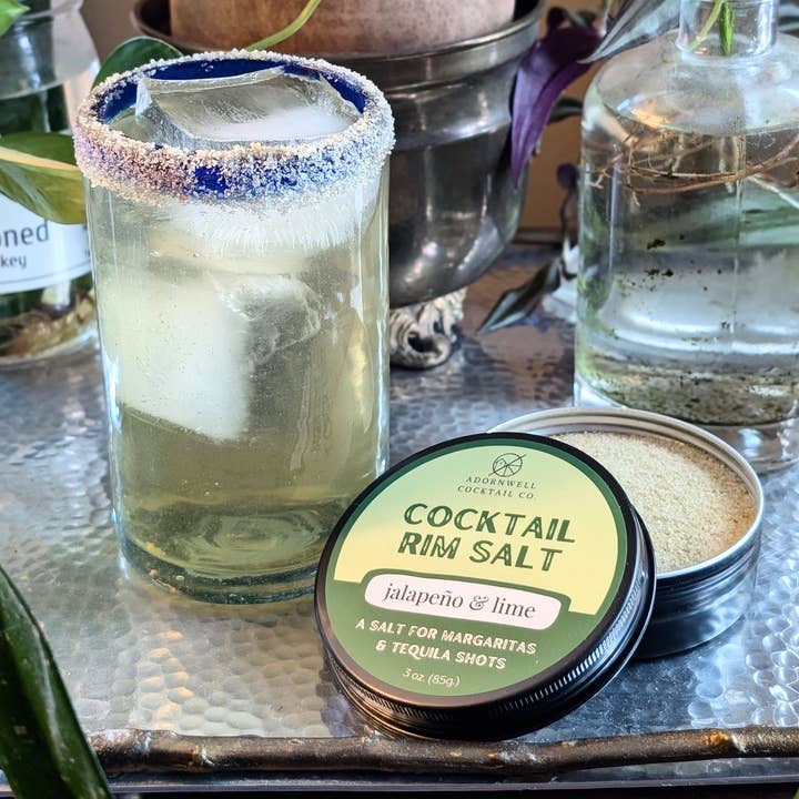Adornwell Cocktail Co. - Wholesale Salt - 3 oz. Jalapeño & Lime Rim Salt