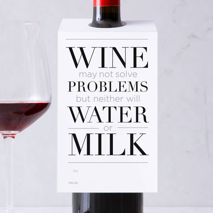 Vin Tag ”Vin får inte lösa problem...” för wholesale av Design With Heart