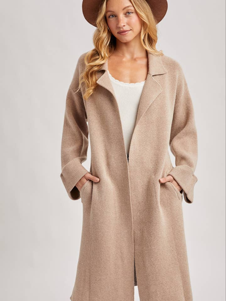 Bluivy - Venta al por mayor Gabardina - Mujer - Gabardina de punto oversize fácil de llevar18