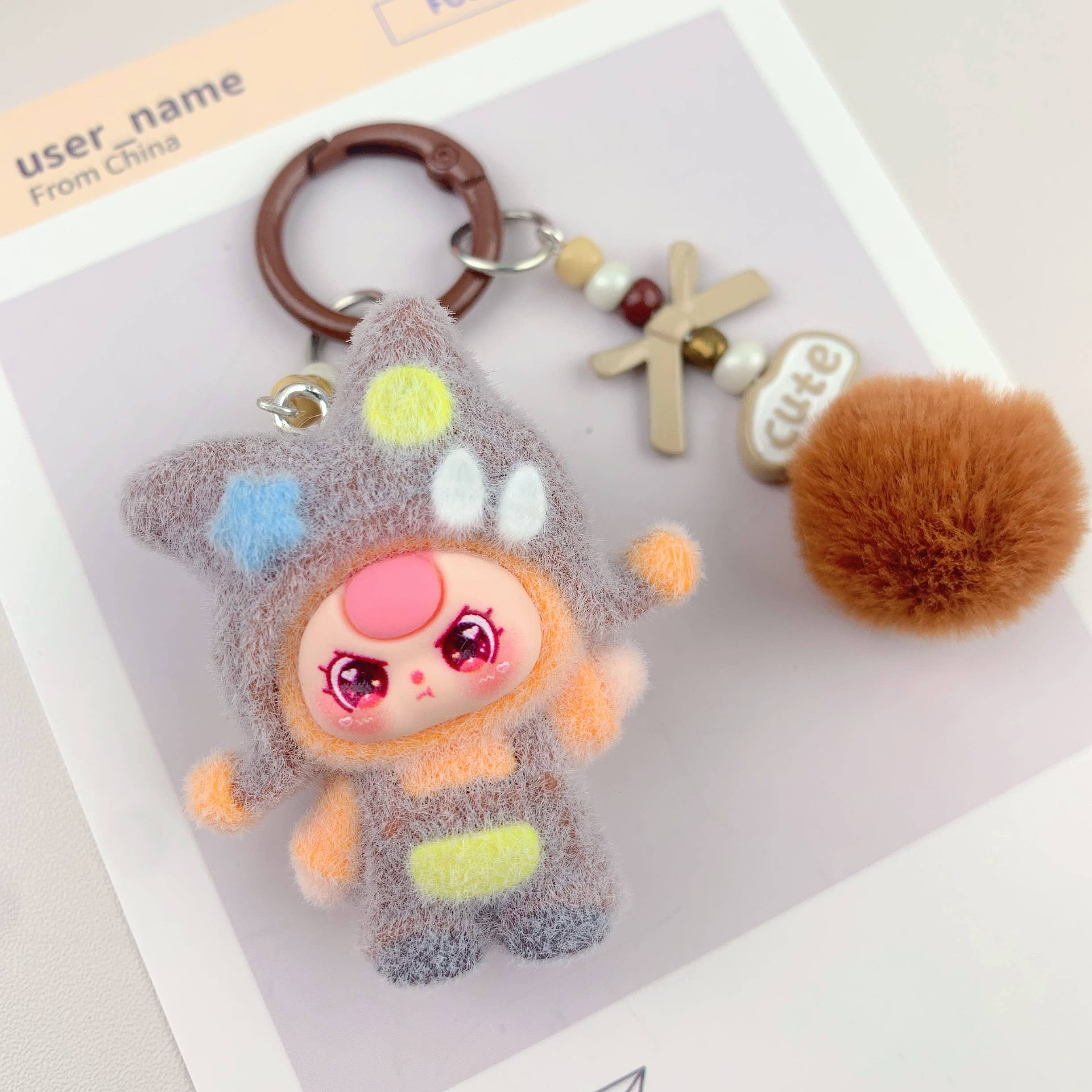 Lilyrosy（Duty free) - Wholesale Doll - Kids - Baby three keychain, gifts for her, holiday gifts5