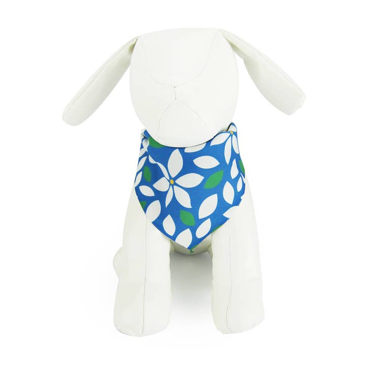 Blue Floral - Pet Bandana for wholesale by Dog & Me