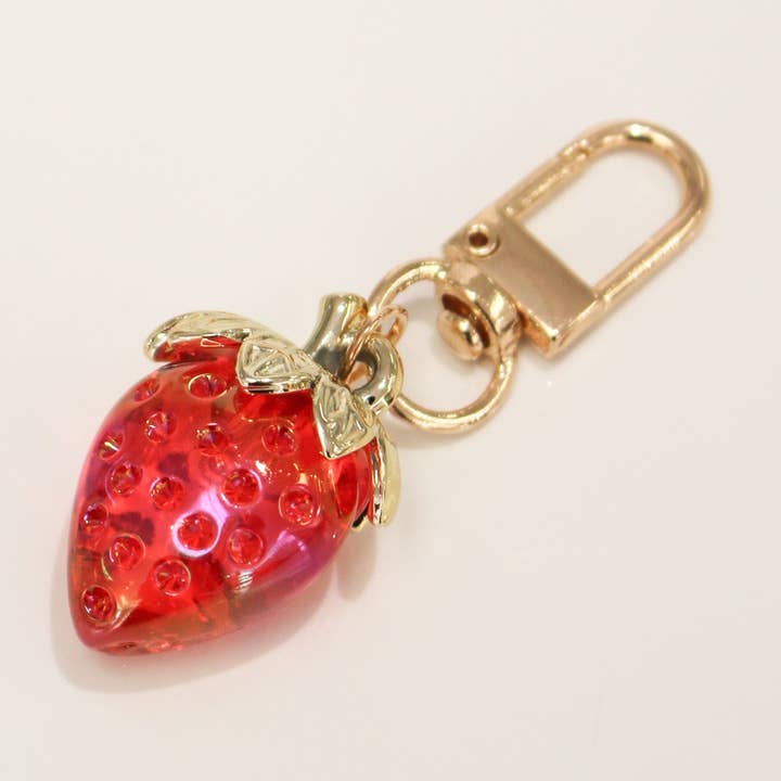 Key/Bag Charm | Strawberry. Red for wholesale by La-a SOLE