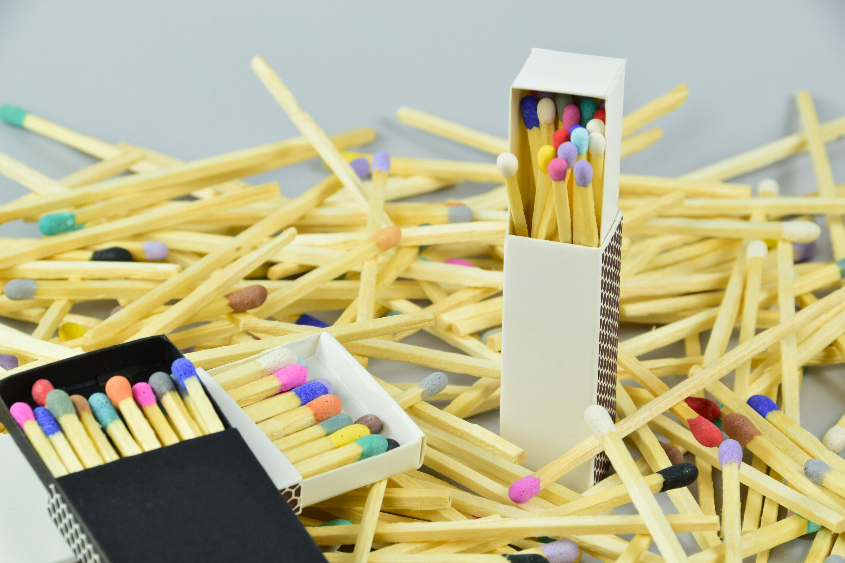 Chandler Studio - Wholesale Matches - 2" Inch Matchboxes - Matchsticks - Matches - Colorful2